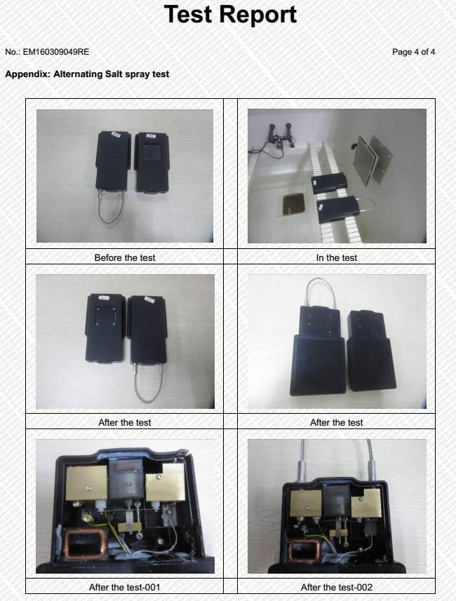 방수 지적 전자록 냉동 유통 체계 온도감시 장치 ISO9001 17