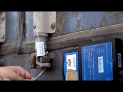 요르단에서 세관을 통과하는 트럭의 지적 관리