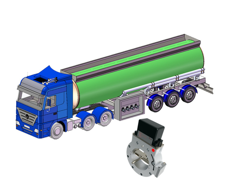 Oil Tanker GPS Security Tracking Seal Valve Lock Anti Theft IP65 Waterproof